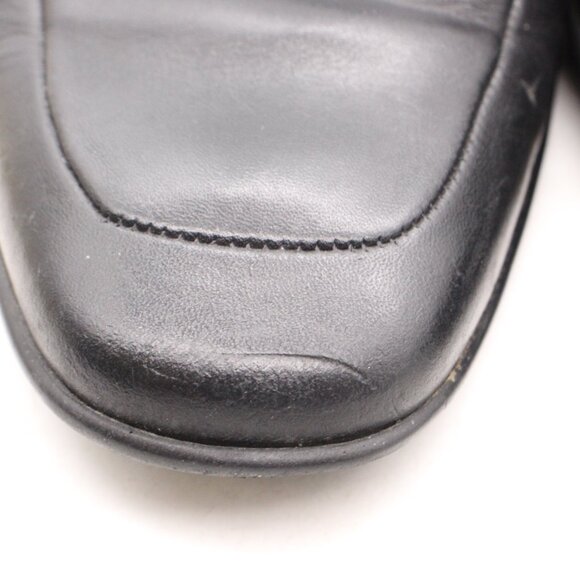 To Boot New York Adam Derrick Loafers Men\'s EU 42 Black Leather Slip On Italy